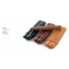 JEMAR Leather Cigar Cases for 2 or 3 cigars - up to 56 RG